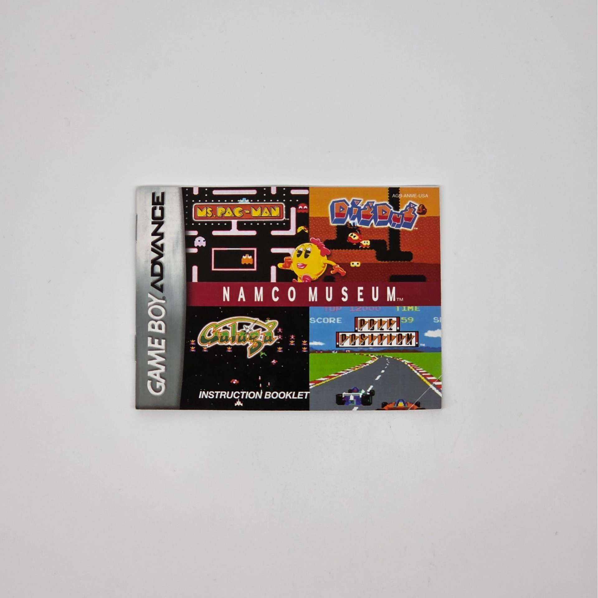 Gameboy Advance Manual Namco Museum