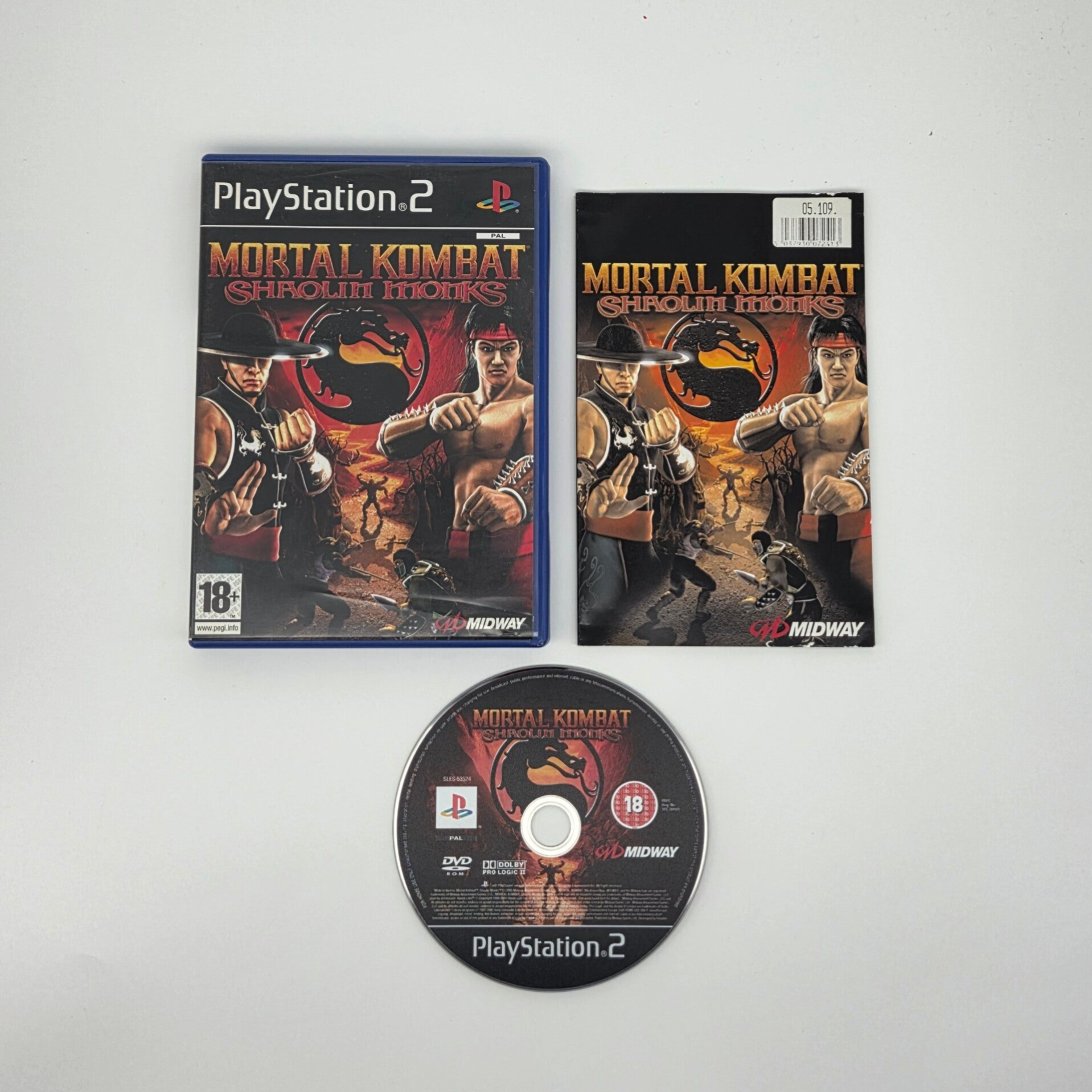 PlayStation 2 Mortal Kombat: Shaolin Monks