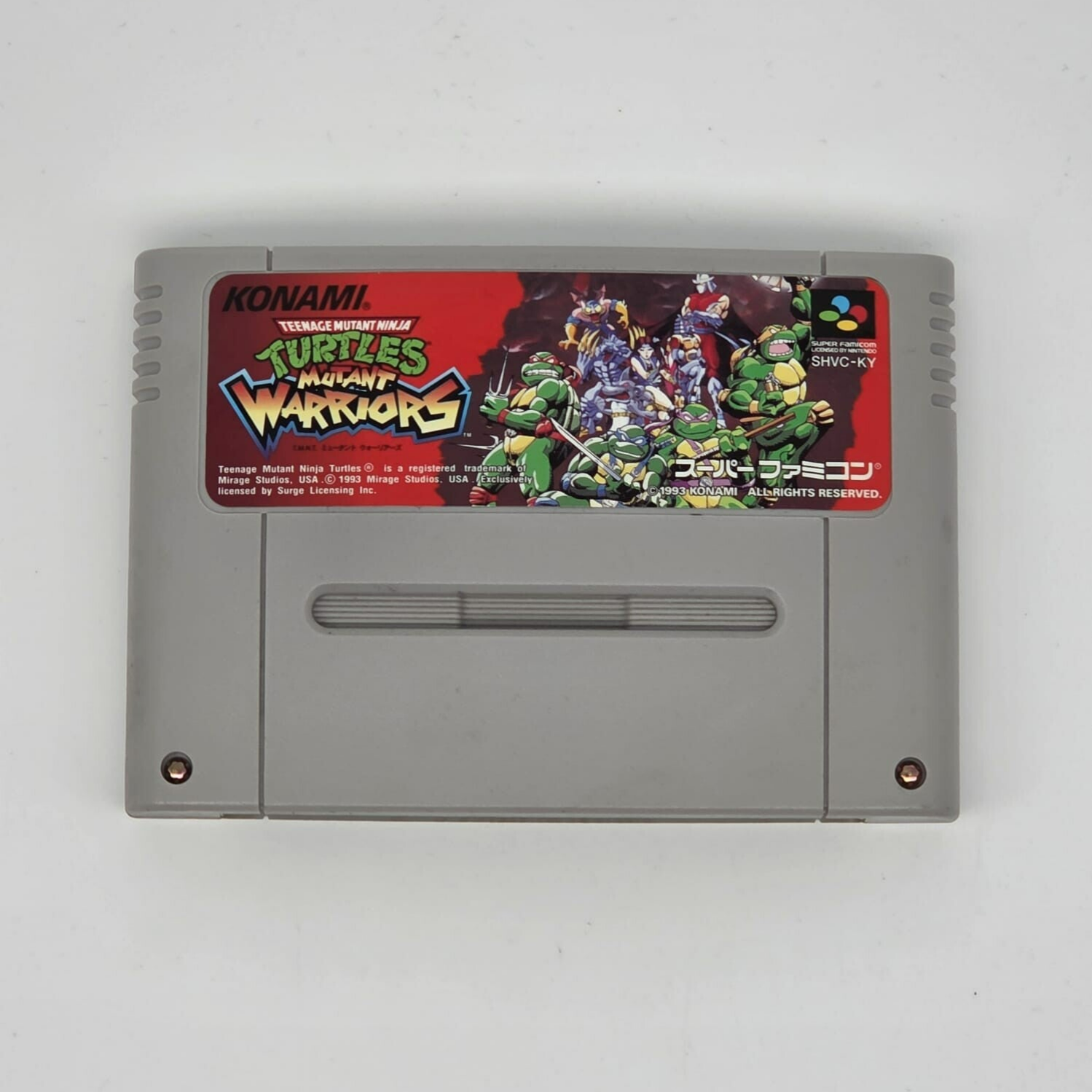 Super Famicom Teenage Mutant Ninja Turtles Mutant Warriors