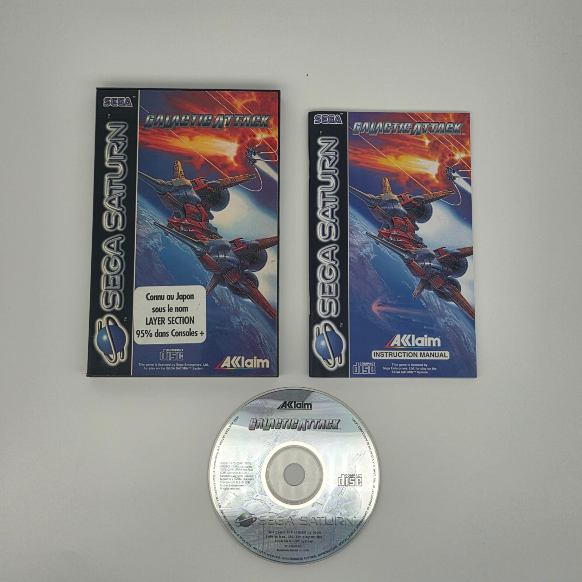 Sega Saturn Galactic Attack