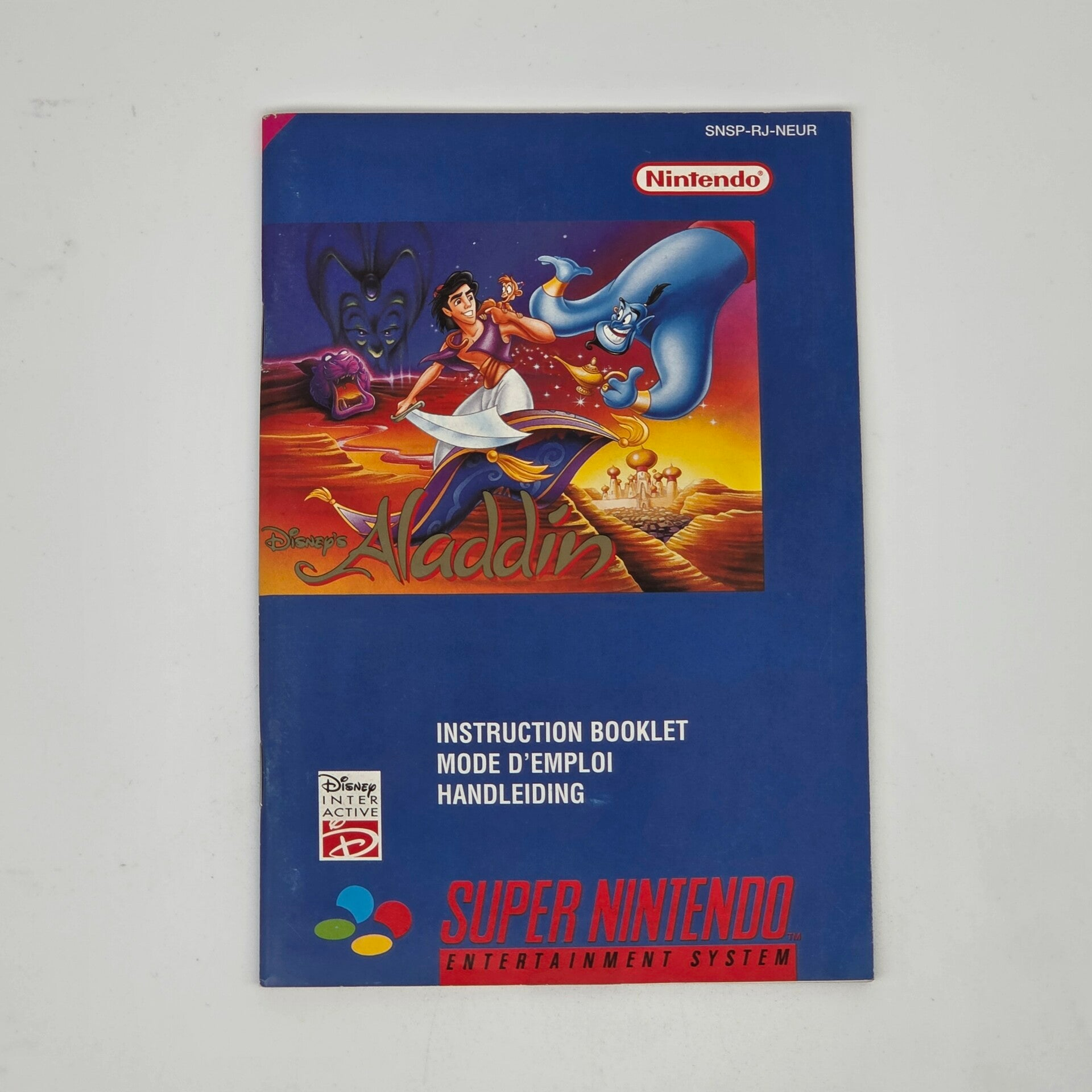 Snes Manual Aladdin