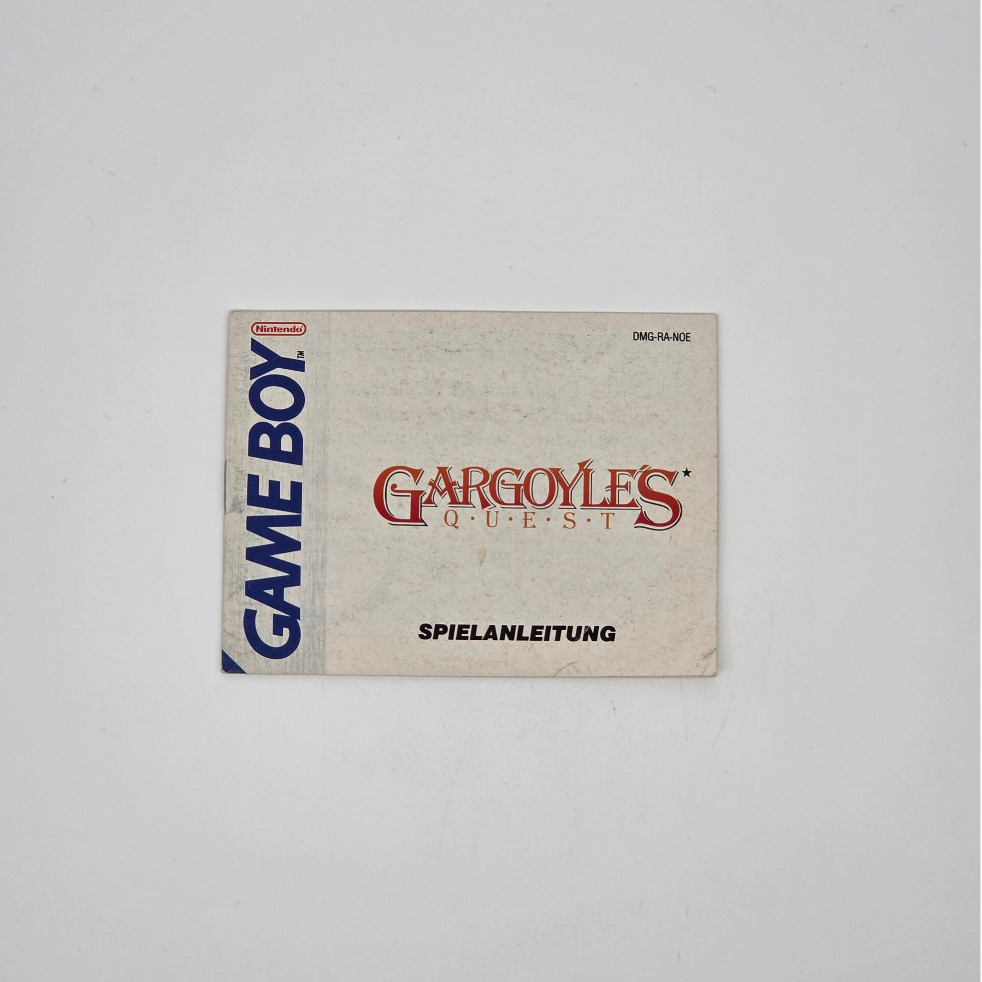 Gameboy Manual Gargoyle's Quest