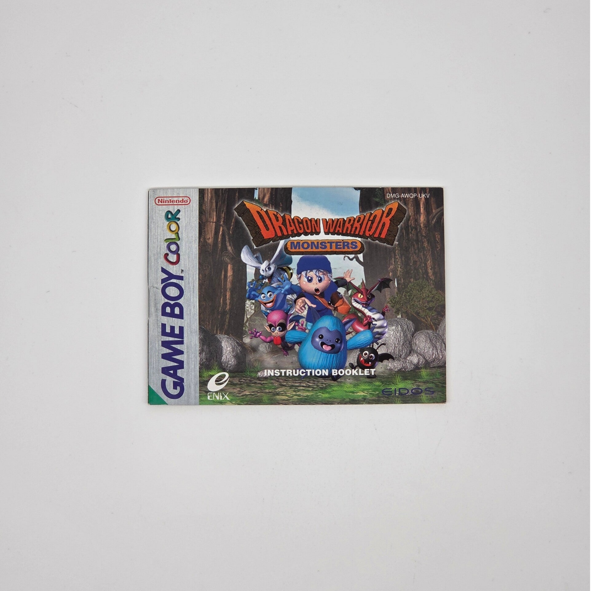 Gameboy Color Manual Dragon Warrior Monsters