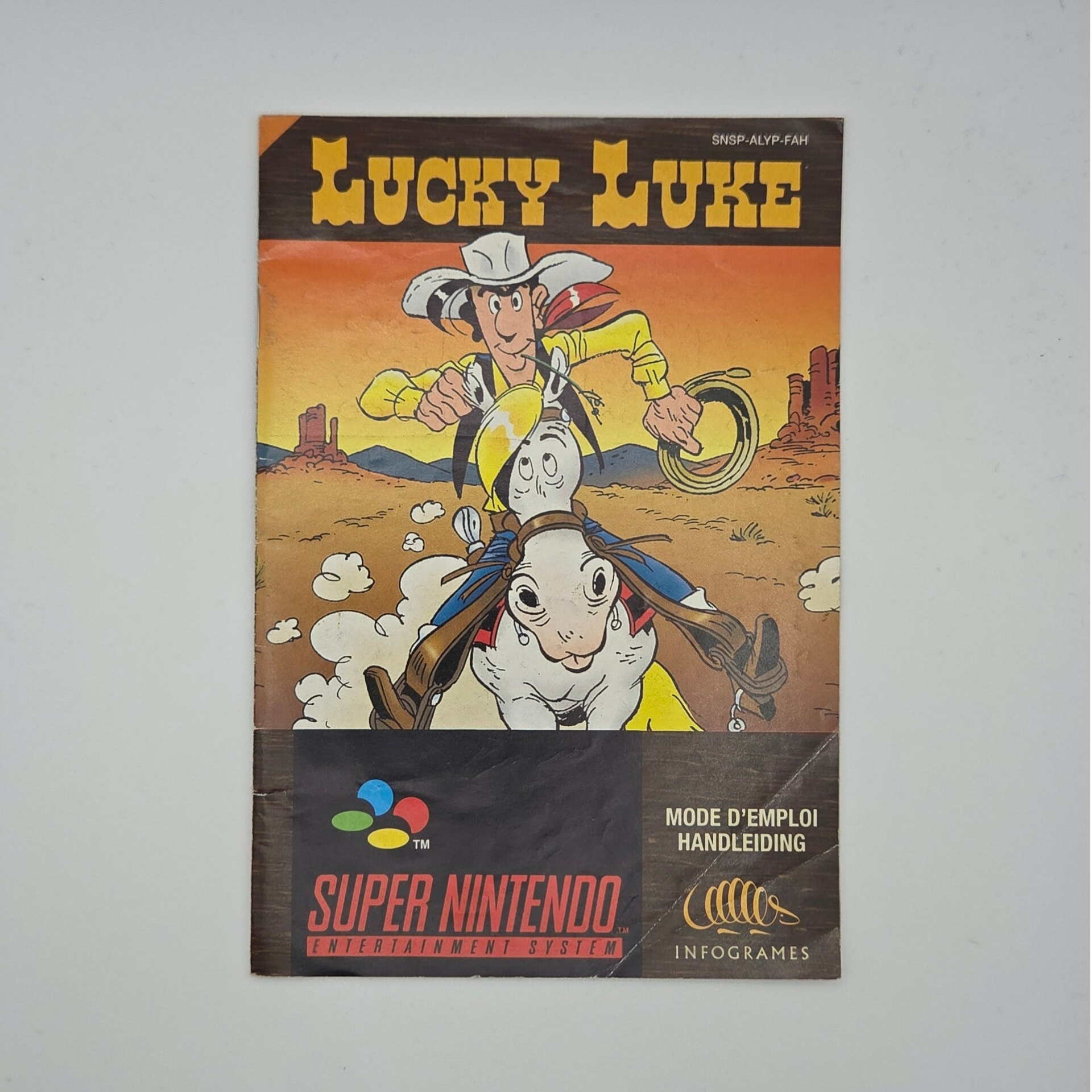 Snes Manual Lucky Luke