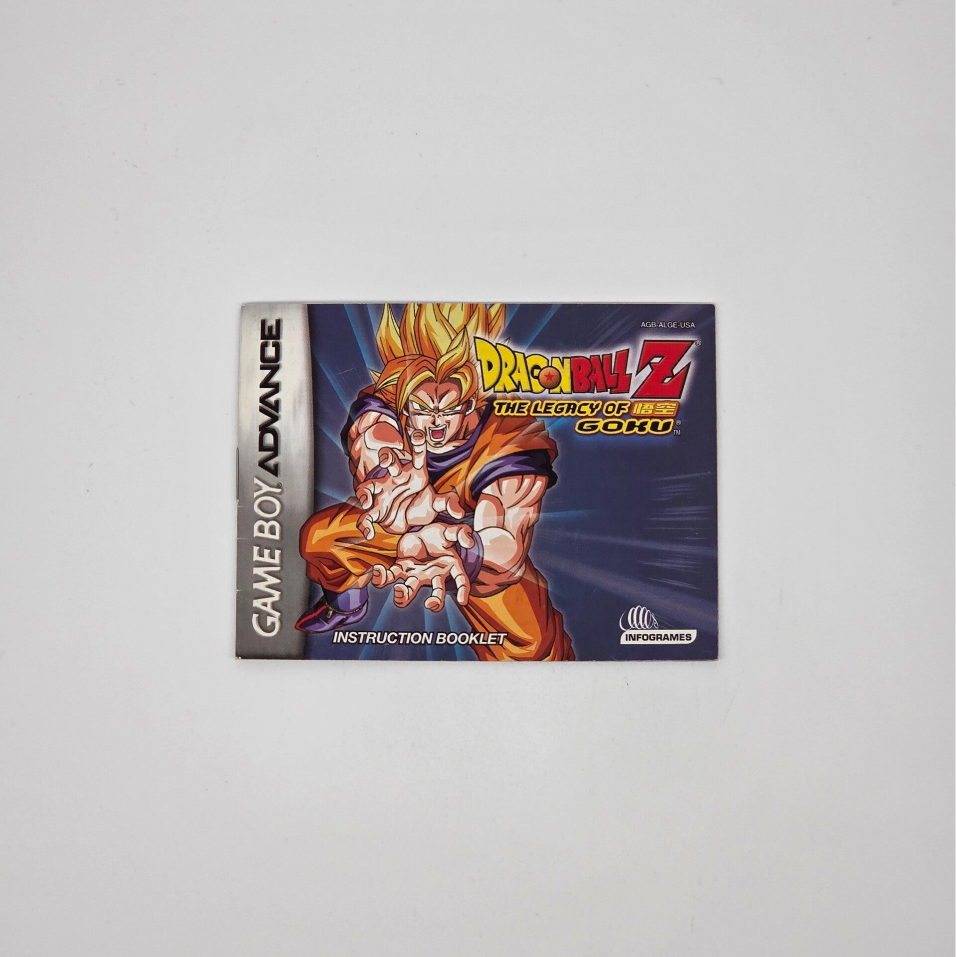 Gameboy Advance Manual DragonBall Z The Legacy of Goku
