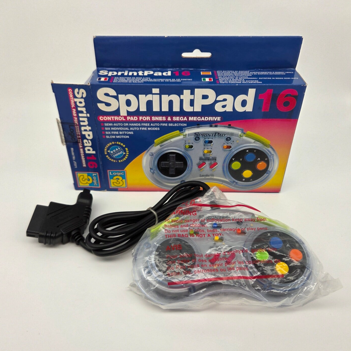 SprintPad 16 voor SNES en Sega Mega Drive