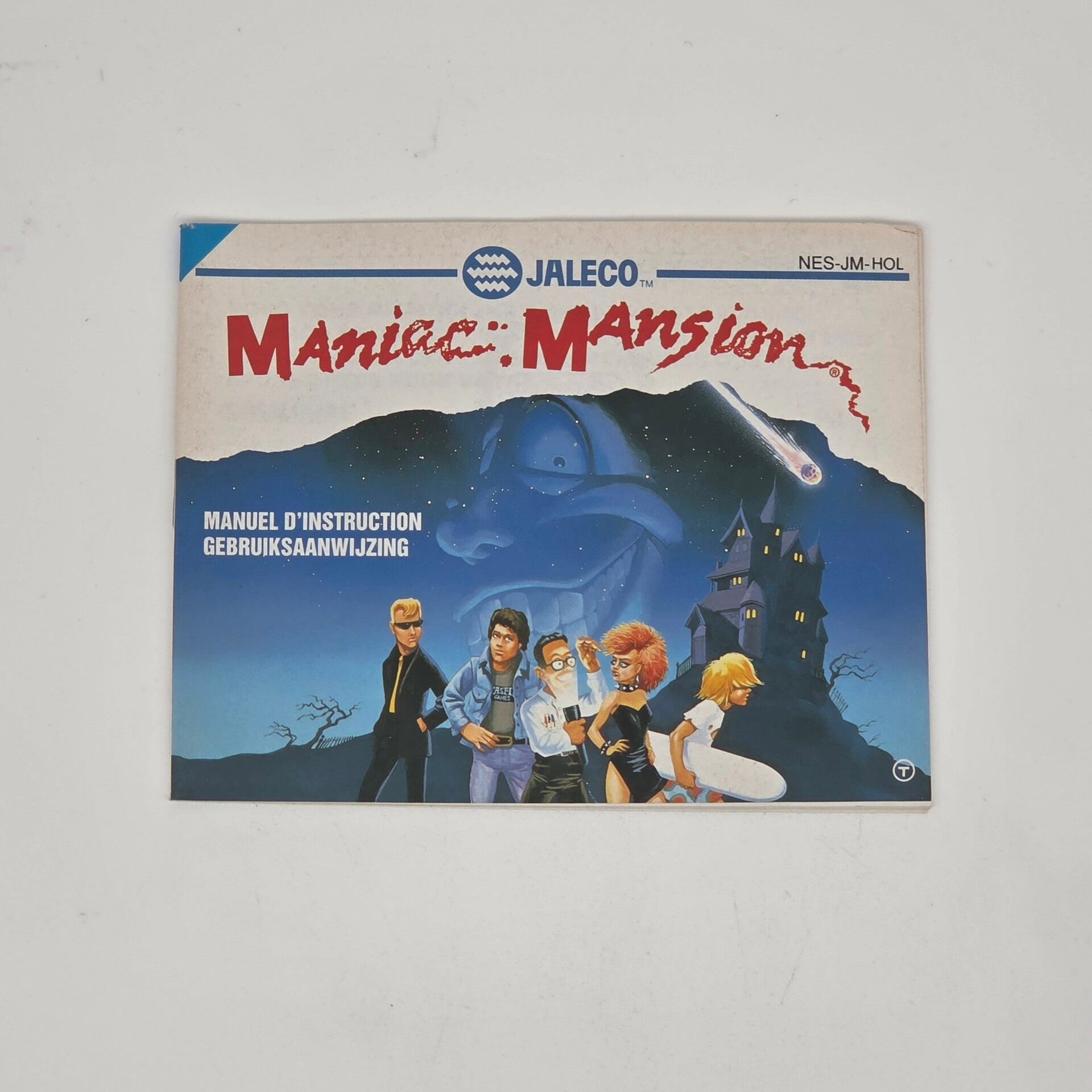 Nes Manual Maniac Mansion