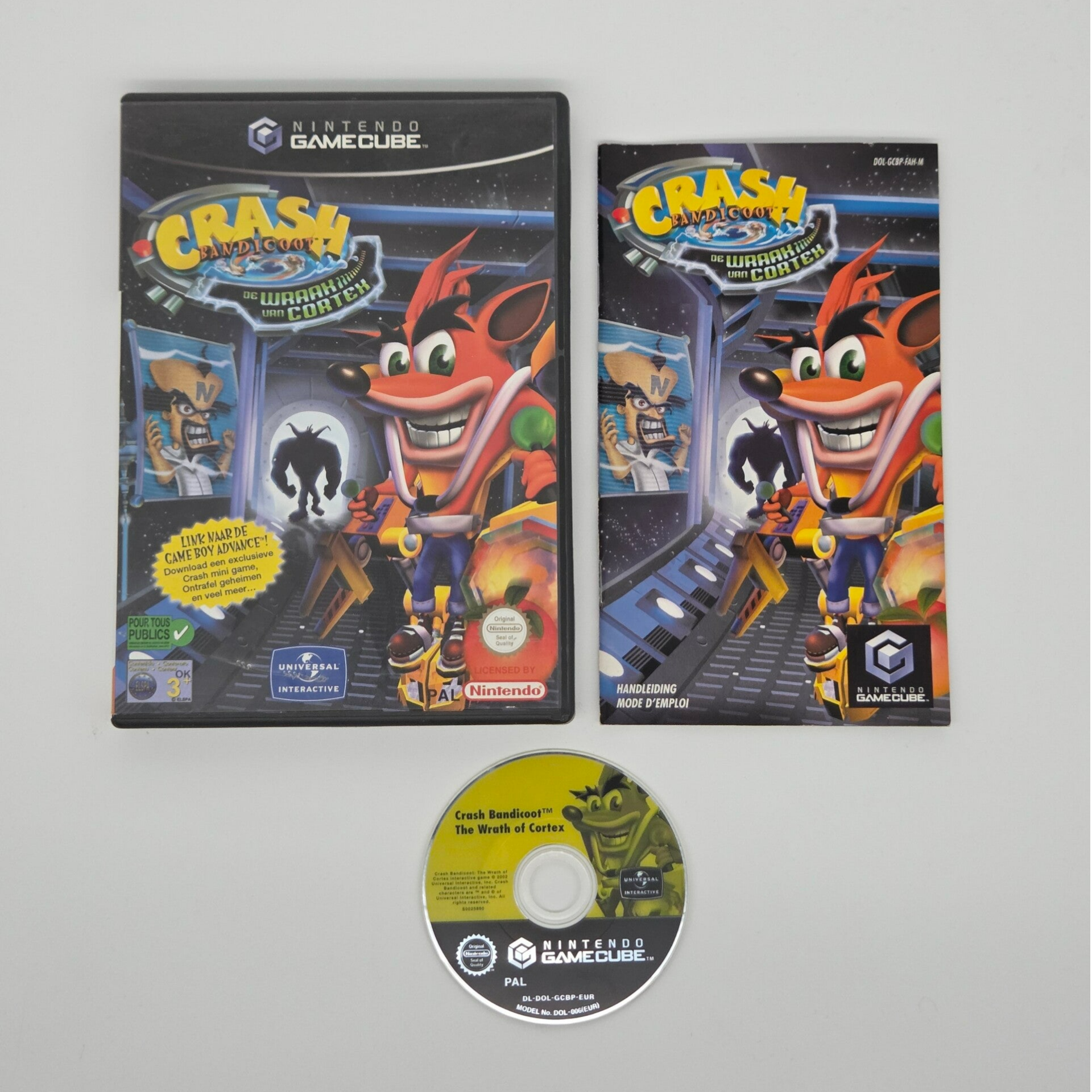 Gamecube Crash Bandicoot: De Wraak van Cortex