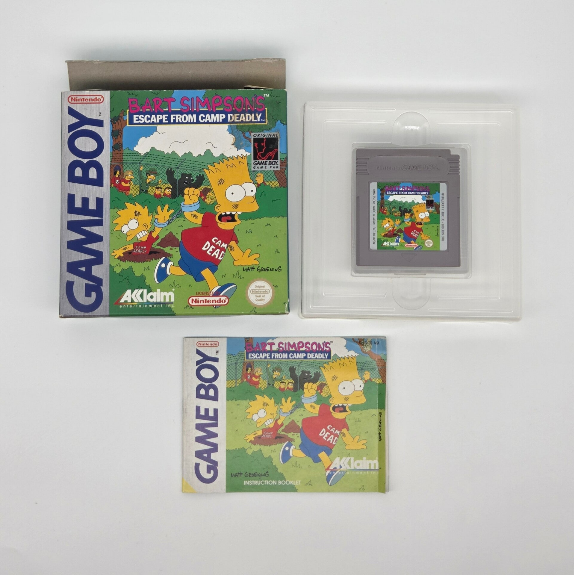 Gameboy Bart Simpson's Escape from Camp Deadly