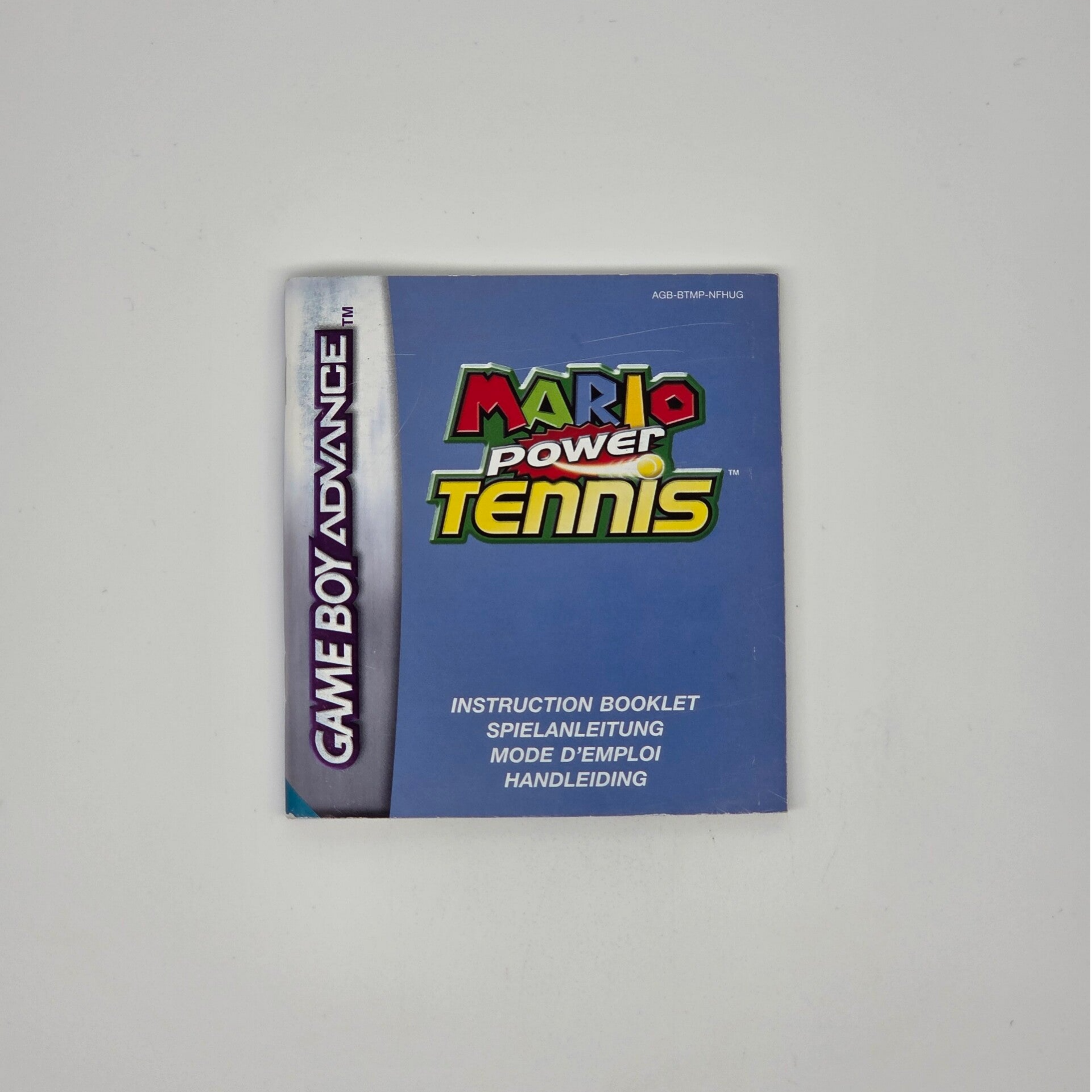 Gameboy Advance Manual Mario Power Tennis