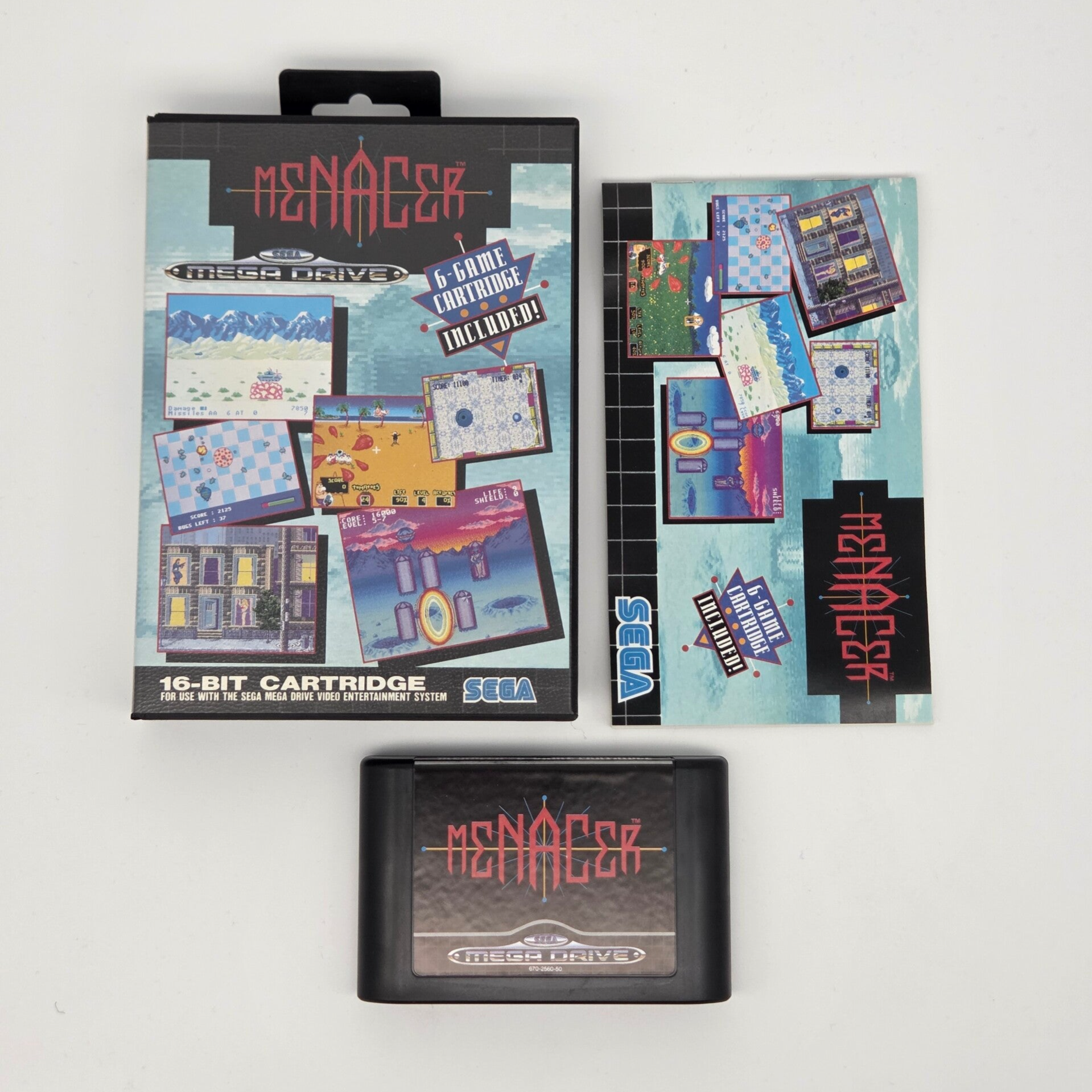 Mega Drive 6-Pak (6 Game Cartridge)
