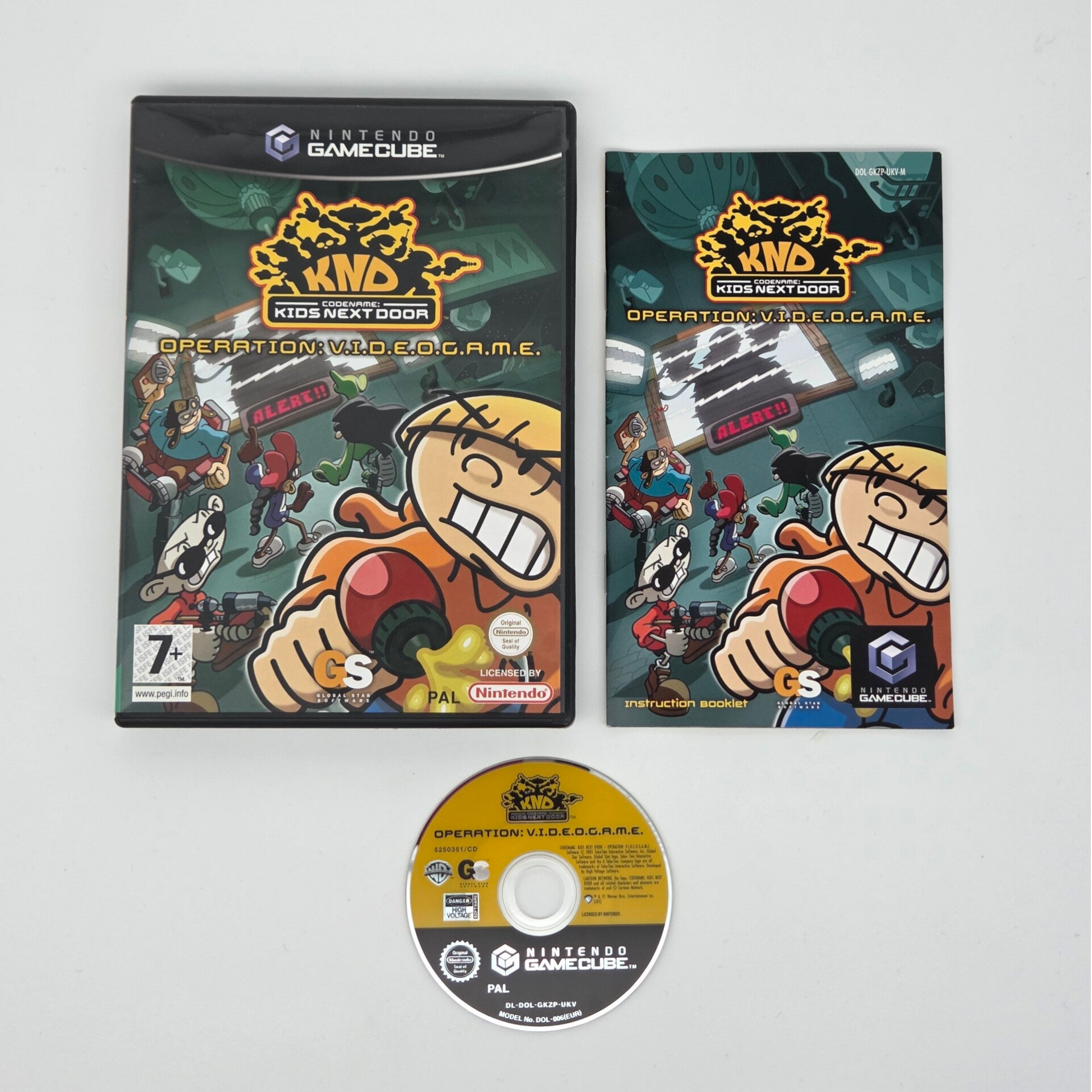 Gamecube Codename Kids Next Door Operation V.I.D.E.O.G.A.M.E.