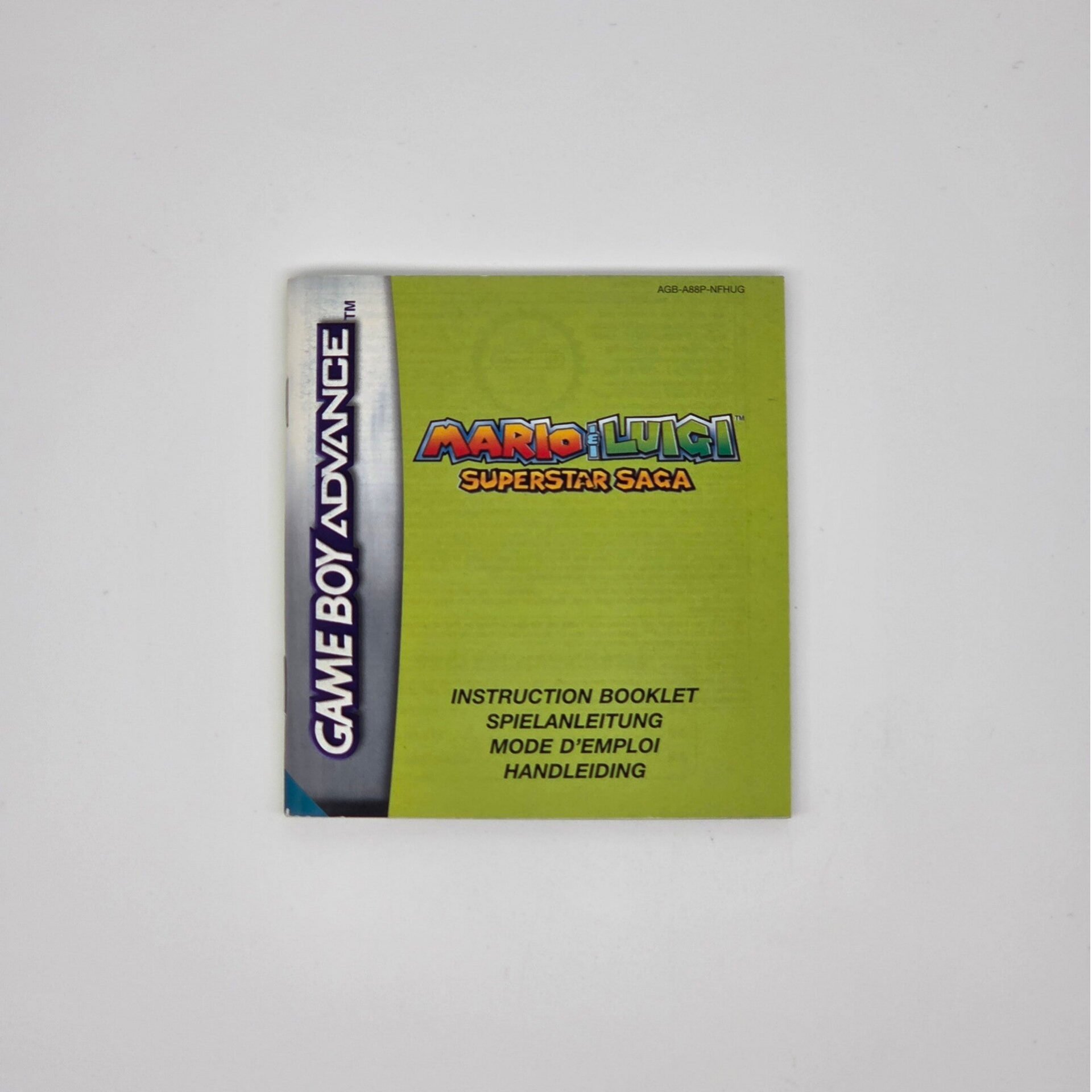 Gameboy Advance Manual Mario & Luigi Superstar Saga