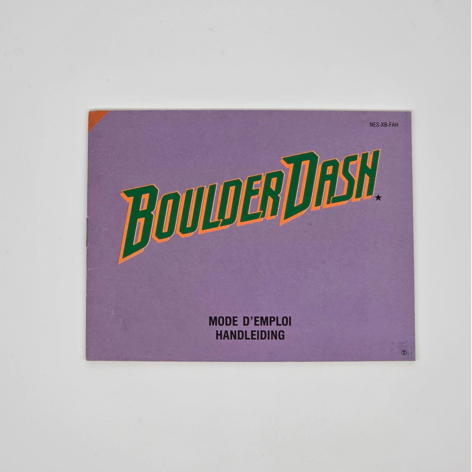 Nes Manual Boulder Dash