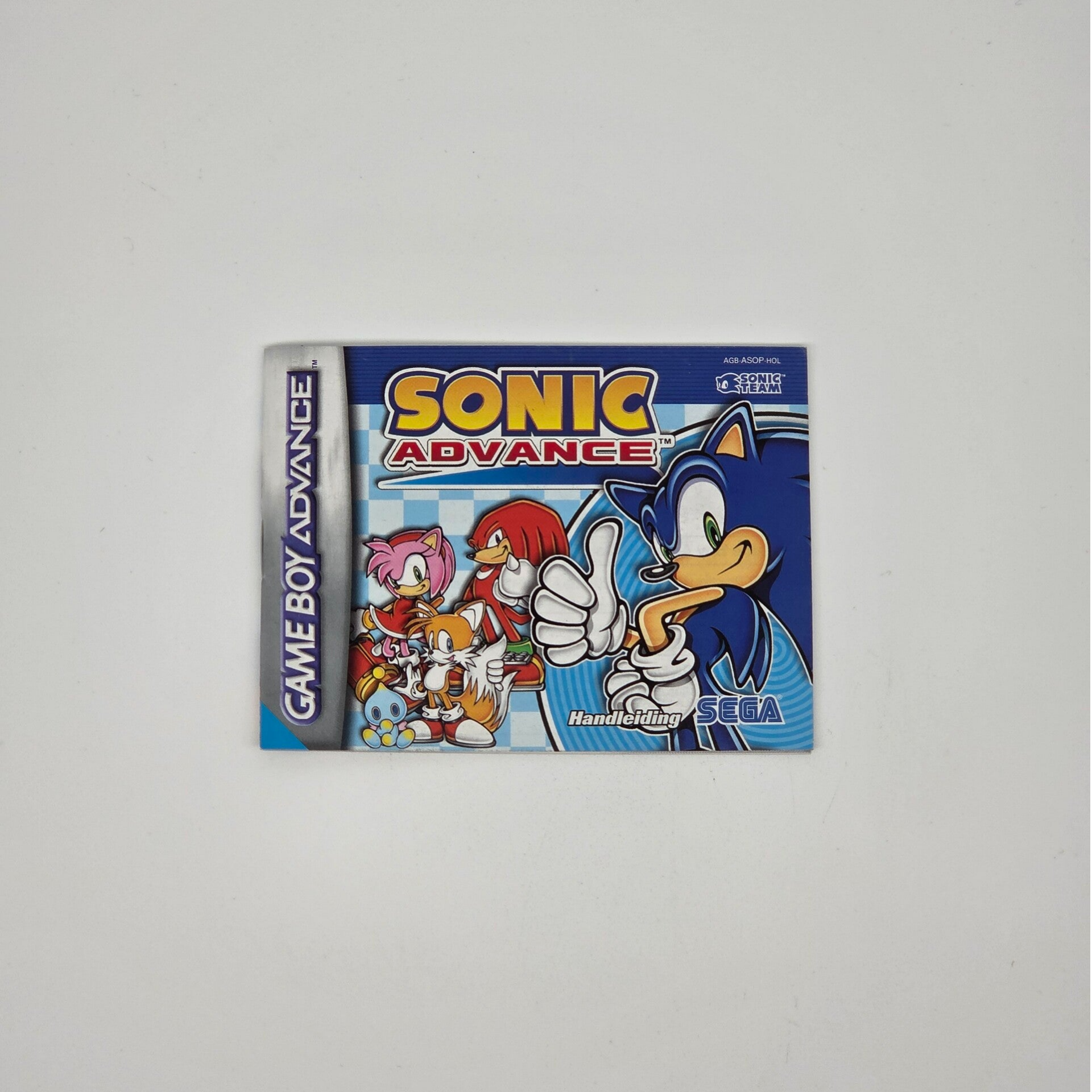 Gameboy Advance Manual Sonic Advance
