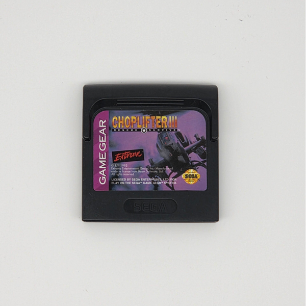 Game Gear Choplifter III (USA)