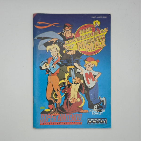 Snes Manual The Adventures Of Mighty Max