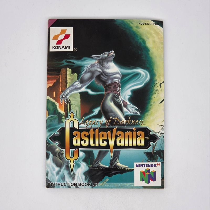 N64 Manual Castlevania Legacy of Darkness