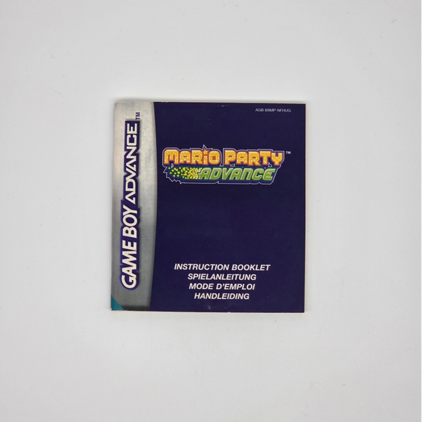 Gameboy Advance Manual Mario Party Advance