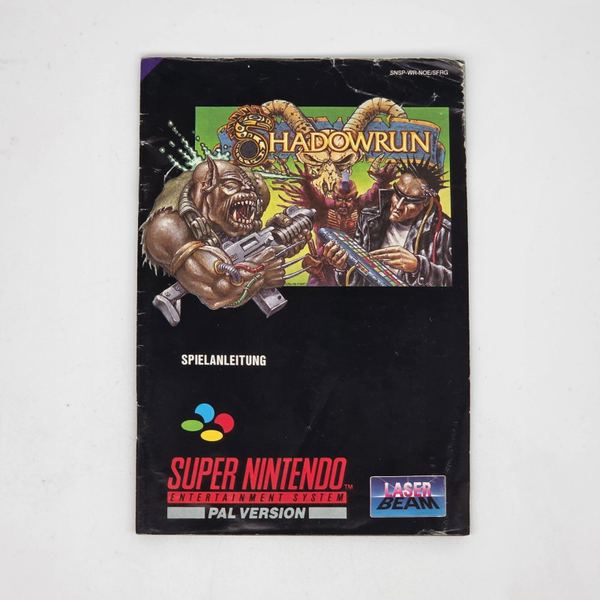 Snes Manual Shadowrun