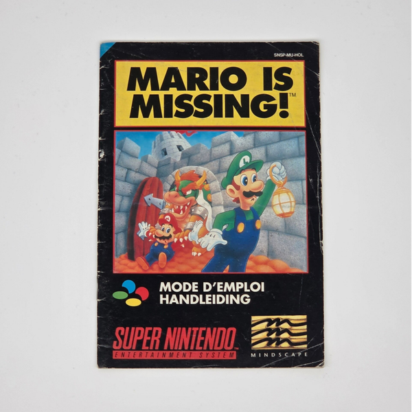 Snes Manual Mario is Missing