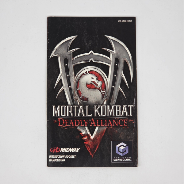 Gamecube Manual Mortal Kombat Deadly Alliance