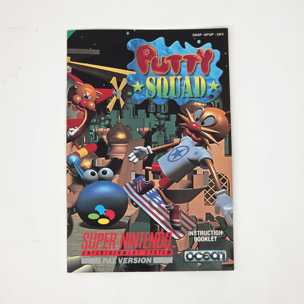 Snes Manual Putty Squad