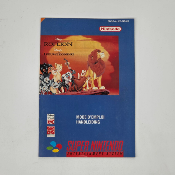 Snes Manual The Lion King