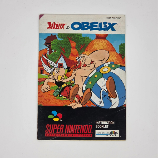 Snes Manual Asterix & Obelix
