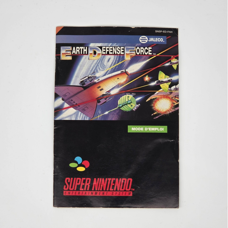 Snes Manual Earth Defense Force