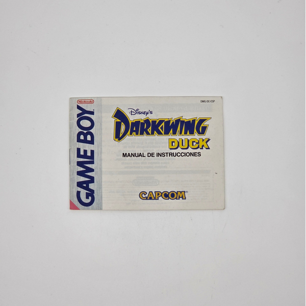 Gameboy Manual Disney Darkwing Duck