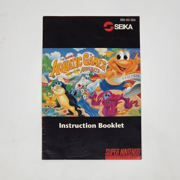 Snes Manual The Super Aquatic Games