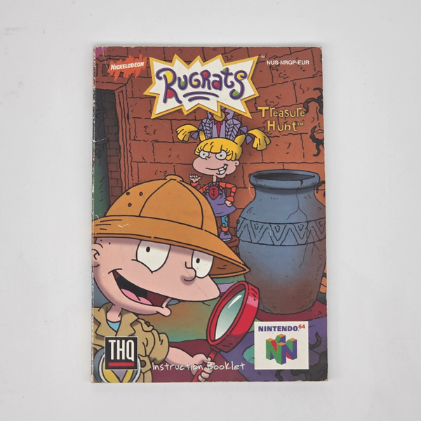 N64 Manual Rugrats Treasure Hunt