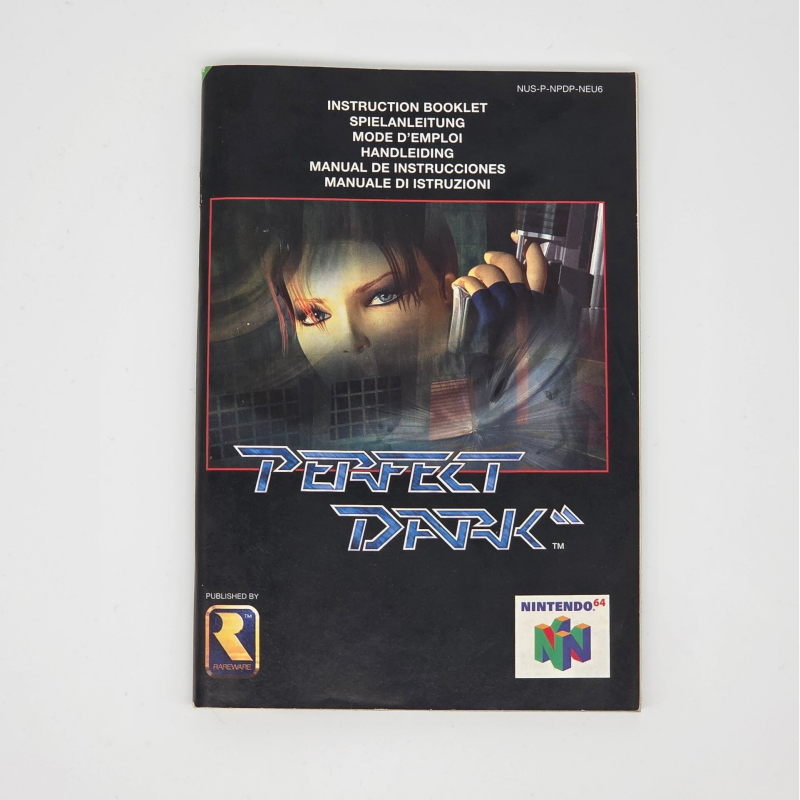 N64 Manual Perfect Dark