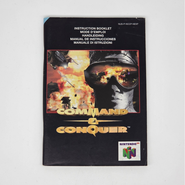 N64 Manual Command & Conquer: Tiberian Dawn