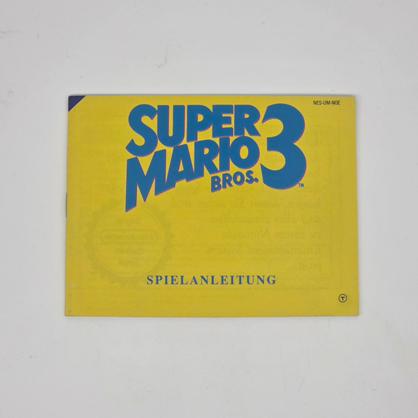Nes Manual Super Mario Bros 3