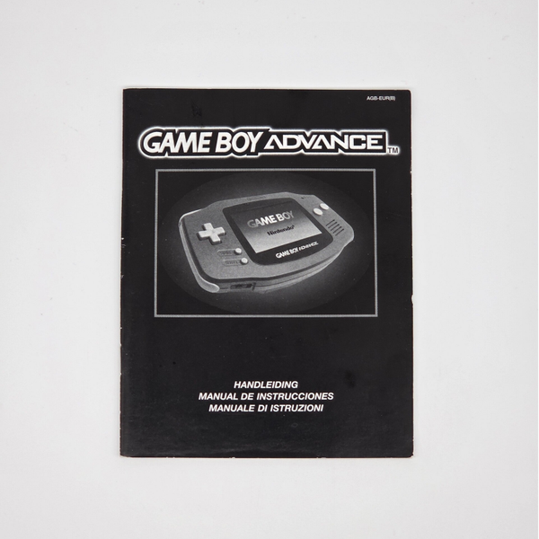 Gameboy Advance Manual Gba Console