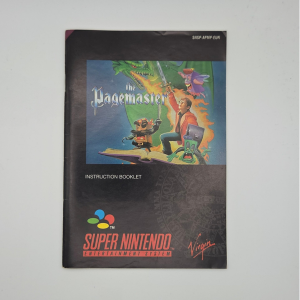 Snes Manual The Pagemaster