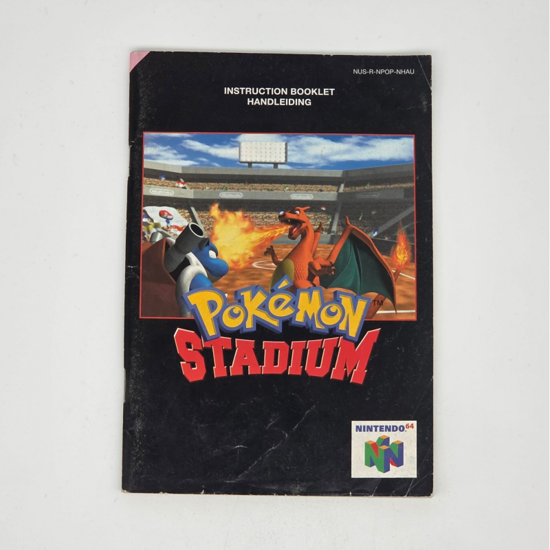 N64 Manual Pokemon Stadium
