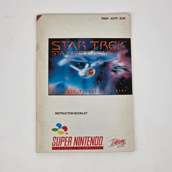 Snes Manual Star Trek Starfleet Academy