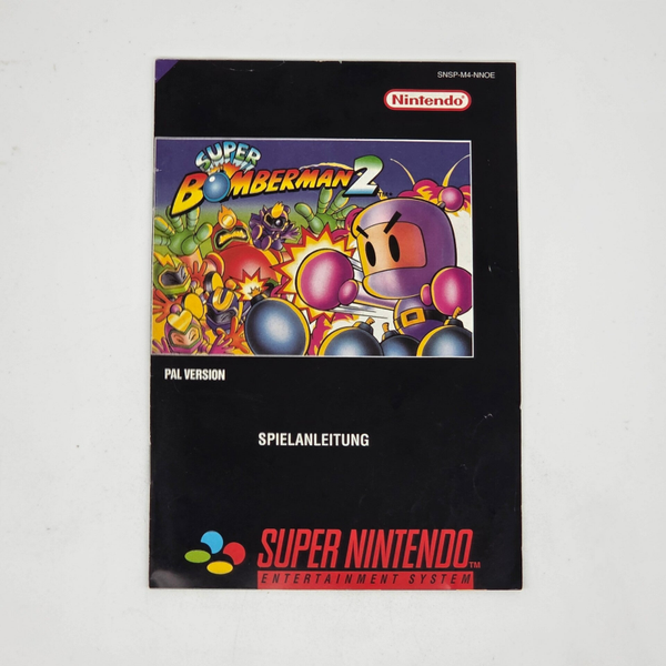 Snes Manual Super Bomberman 2