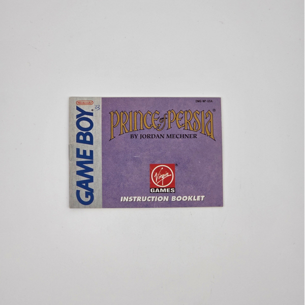 Gameboy Manual Prince of Persia