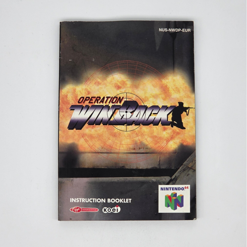 N64 Manual Operation Winback