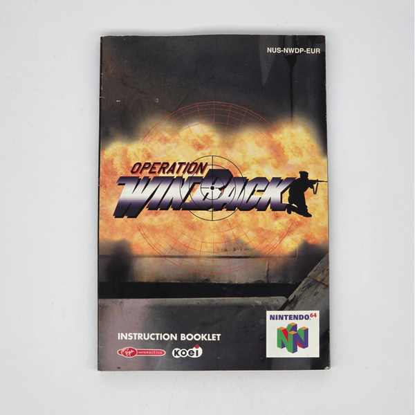N64 Manual Operation Winback