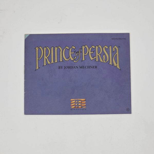 Nes Manual Prince of Persia