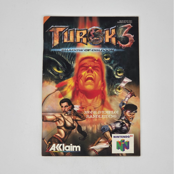 N64 Manual Turok 3 Shadow of Oblivion
