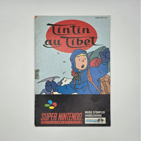 Snes Manual Tintin Au Tibet