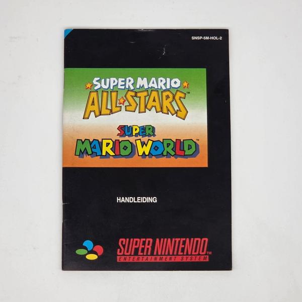 Snes Manual Super Mario All-stars & Super Mario World