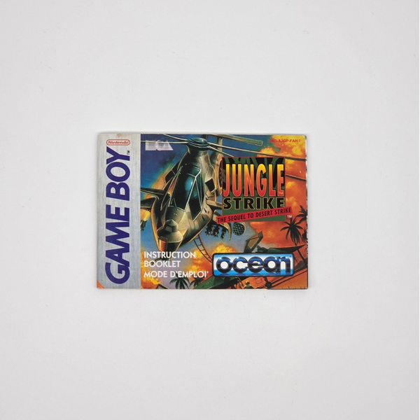 Gameboy Manual Jungle Strike