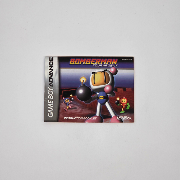 Gameboy Advance Manual Bomberman Tournament